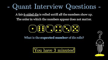 Getting Every Number on a Die | Quant Interview Questions