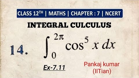 Ex-7.11 Q14 NCERT solutions of integrals class-12th maths