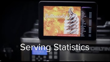 Flavor Burst® Touch Screen Operation - Serving Statistics