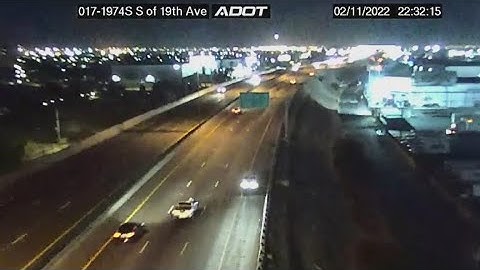 Caught on camera: Driver goes wrong way on I-17