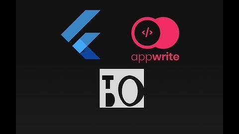 Build a TODO app using flutter and appwrite -part 1