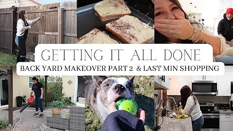 Extreme get it all done with me ! Backyard makeove...