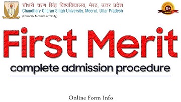 Merit Related Doubts | CCS University | Online Form Info