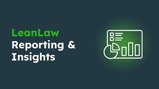 How Law Firms Use LeanLaw Reporting: Productivity, WIP, and Compensation Insights