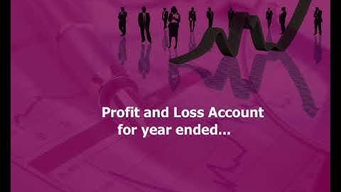 Final account  with Adjustment