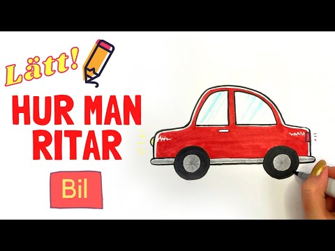 Video: Hur Man Ritar En Bil