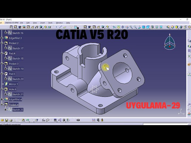 Dell, win 11, cad Catia v5 R20インストール済み Catia v5 r20 Sample Drawings Application-29 Inclined Plane #catia