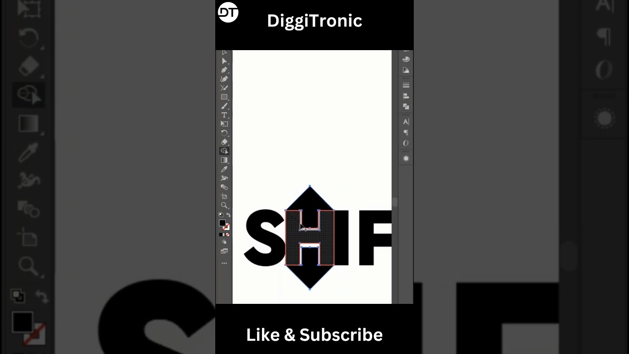 Master the Art of Text Negative Space for Unique Logos #diggitronic