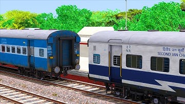 ICF BLUE coupling JANSHATABDI Coach | BUMPY RAILROAD | Train Simulator | Railworks 3 | Railroad Fun