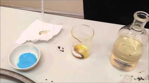 Dehydrating property of sulphuric acid