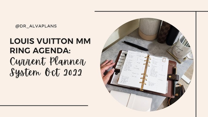 2021 Planner Set Up in My Louis Vuitton MM Agenda - Leah Carolyn