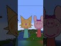 Incredibox Sprunki with Peppa Pig front faces (in Minecraft)