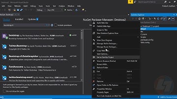 how to use bootstrap 4 in asp.net Visual Studio 2017- how to use bootstrap - bootstrap 4 tutorial