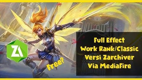 Script skin Fanny Lightborn Ranger (versi Zarchiver) Full effect