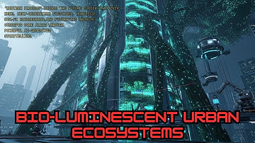 Inside the making of Bio-Luminescent Urban Ecosystems | Concept Video (NeoTech Process)