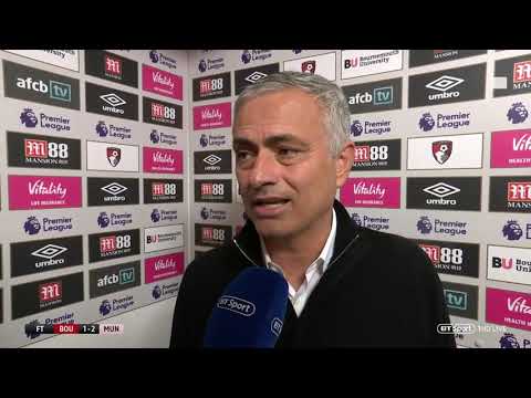 &quot;Defensively awful.&quot; Jose Mourinho post-match interview | Bournemouth vs Man Utd