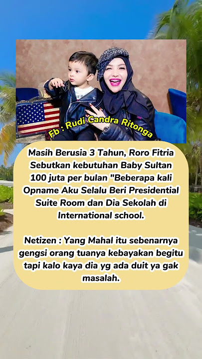 Baby Sultan Roro fitria #trending #shortvideo #kebutuhan #babysultan #rorofitria
