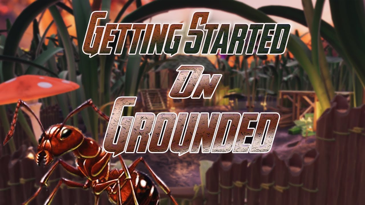 New Survival Game Grounded Getting Started on Grounded YouTube