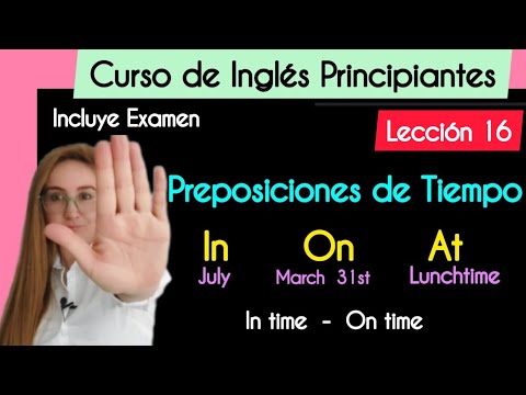 Lección 16 -