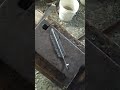 Forging a feather from angle iron sneak peek.