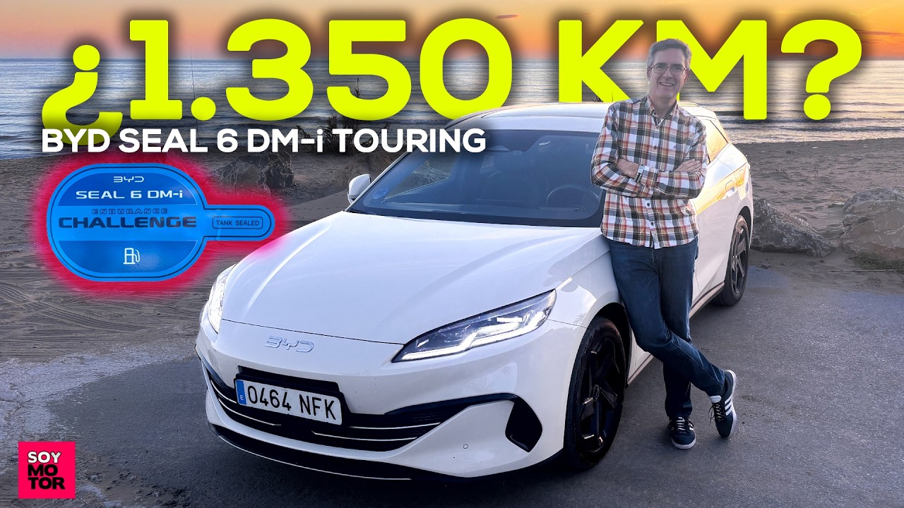 🔥 PRUEBA BYD SEAL 6 DM-I TOURING | ¿Cuántos kilómetros REALES sin repostar? | Coches SoyMotor.com
