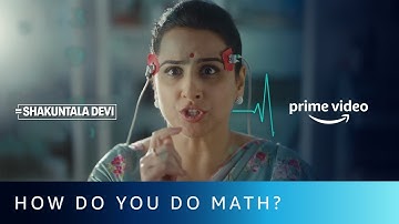How do you do Math? | Shakuntala Devi | Vidya Balan | Amazon Prime Video | July 31