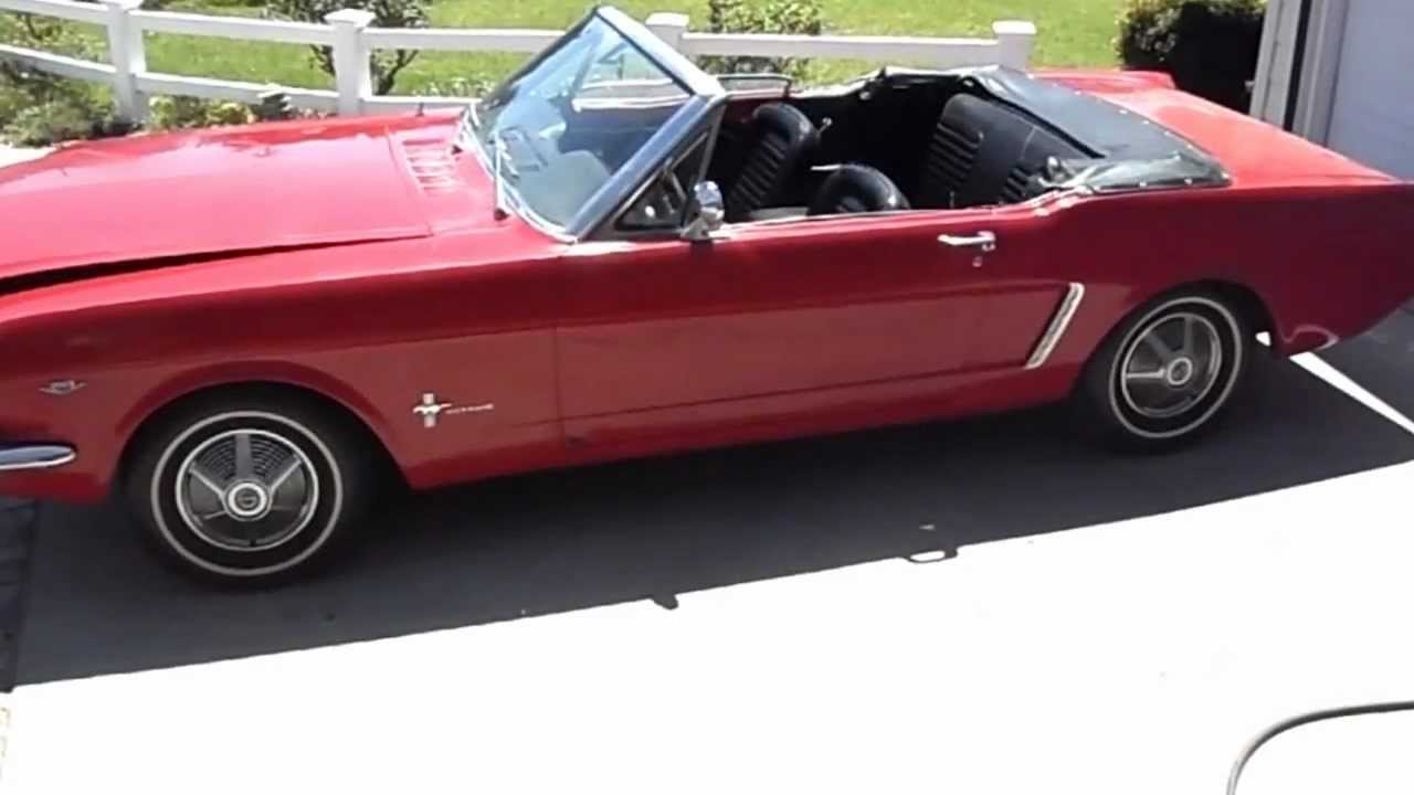 1965 Ford Mustang Convertible C Code Stick Shift Part 1 You 1965 Ford Mustang Convertible C Code Stick Shift Part 1