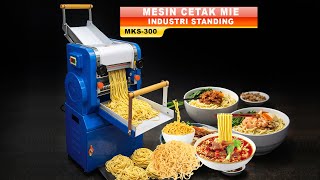Bisnis Mie Tak Pernah Sepi! Mesin Cetak Mie Industri MKS-300 Maksindo | Cepat & Konsisten