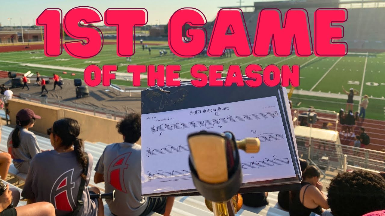 Game Day Vlog #1 - BTS with the Marching Band