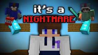 Minecraft Skywars, But I Am Bad