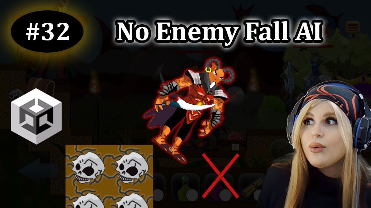 Fall Off Unity 32- Stop Enemies from Falling Off Platforms in Unity 2D - YouTube
