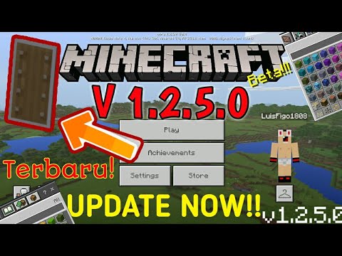 NEW UPDATE MCPE V 1.2.5.0 ! INVENTORY BARU + LINK DOWNLOAD 