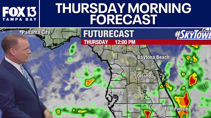 Tampa weather | Higher rain chances Thursday