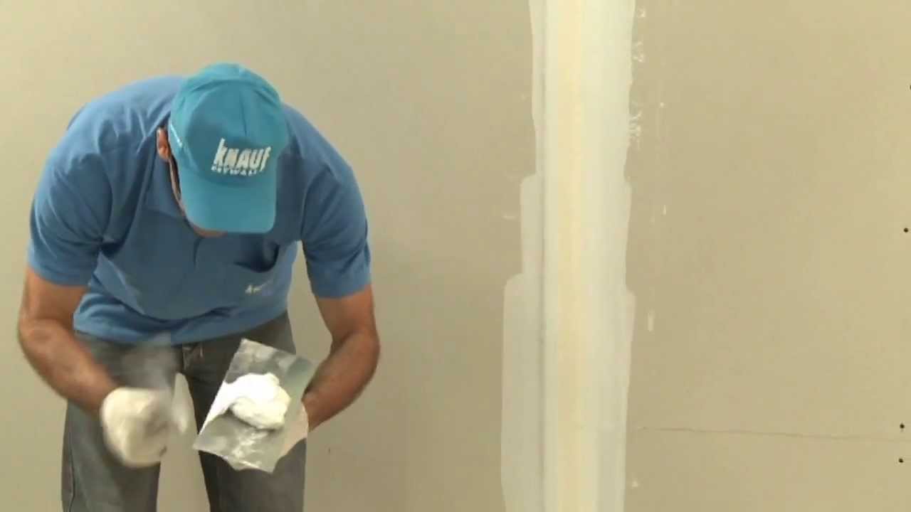 Como instalar drywall Tratamento de juntas YouTube