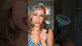 „SHAVE‼️😡“ My reaction✨💖 #feminism #bodypositive #girl