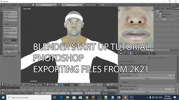 FIRST THINGS TO DO IF YOU WANT TO LEARN MODDING FOR NBA 2K21 (STARTUP BLENDER,PHOTSHOP,EXPORTING)