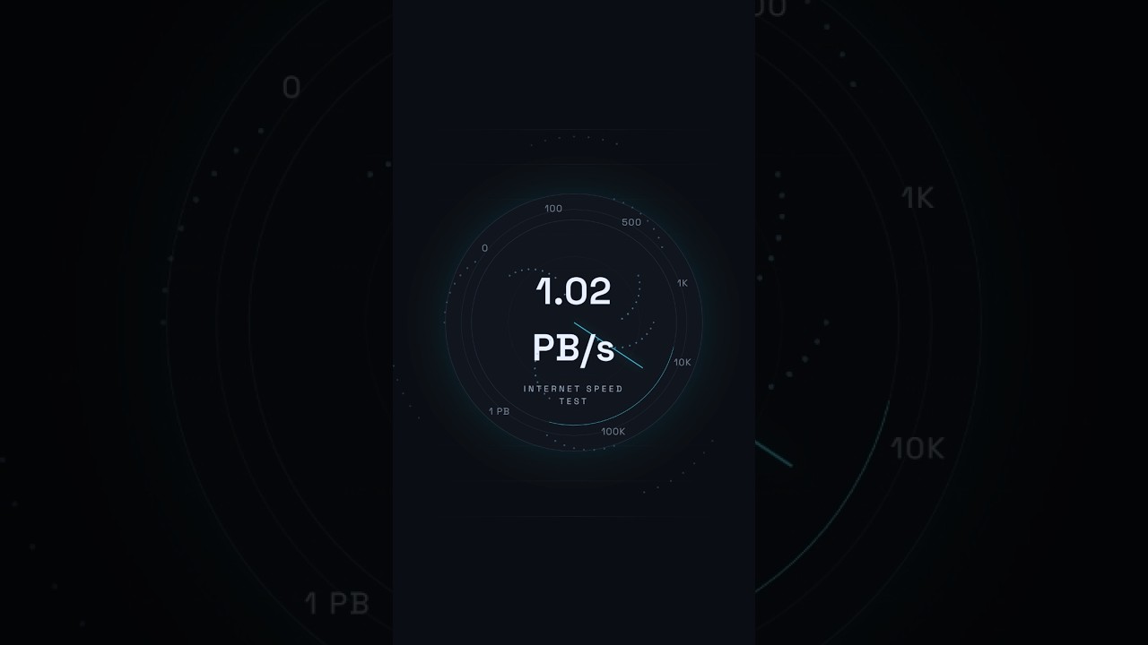 1.02 PETABYTES per Second Internet?! 🤯 The Future of Internet