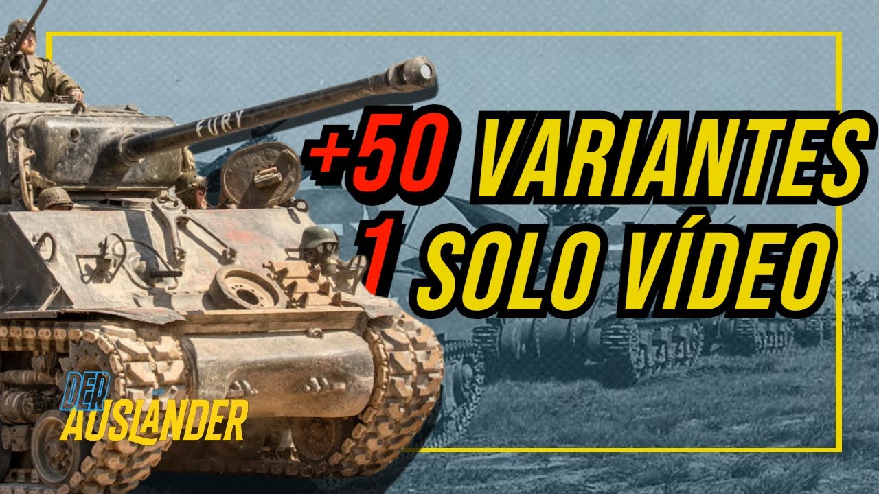 TODOS los Shermans que han existido en la historia.