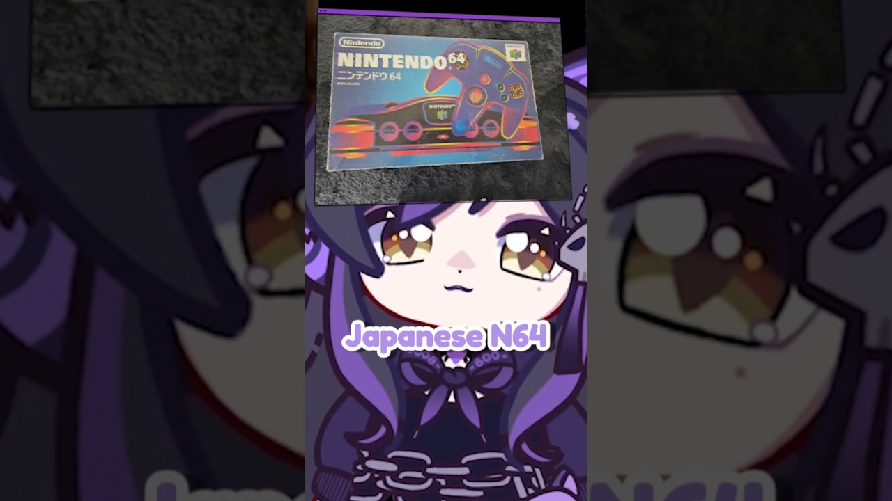 I bought an N64!! 🥳 #vtuber #n64 #nintendo #nostalgia #retrogaming #meme #vtuberclips
