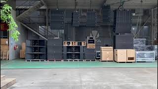 Sound Check(3) TPA Kama 2120 Dual 12” Line Array Speaker&K218 dual 18” Folded Horn Subwoofer(1+1)