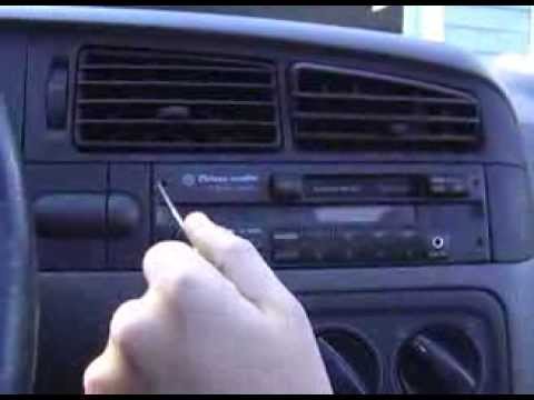 How to Remove Radio from VW Golf, Jetta  1994-1999 models