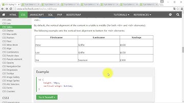 제33강 css3 tables와 관련된 속성과 속성값들