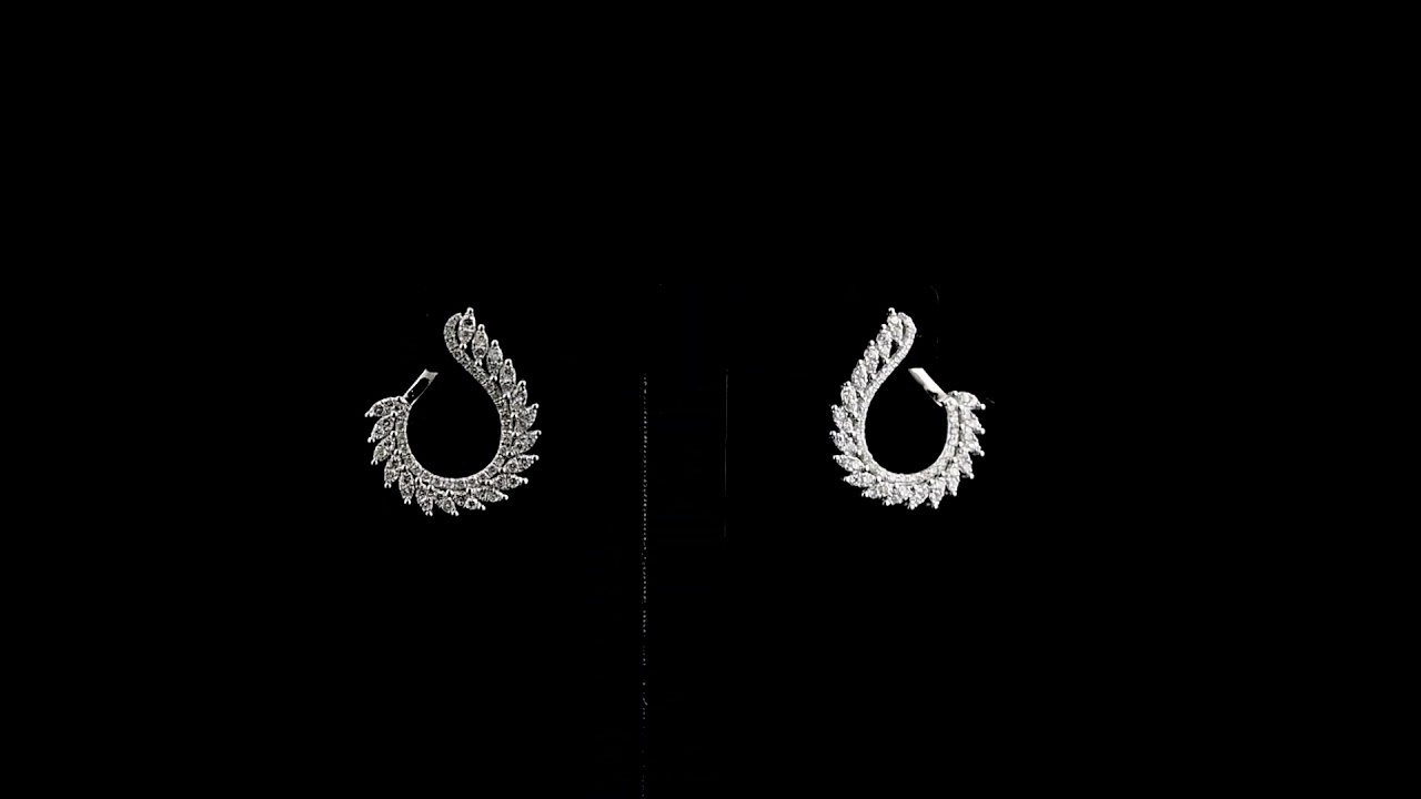 1.28 Karat Pırlanta Küpe