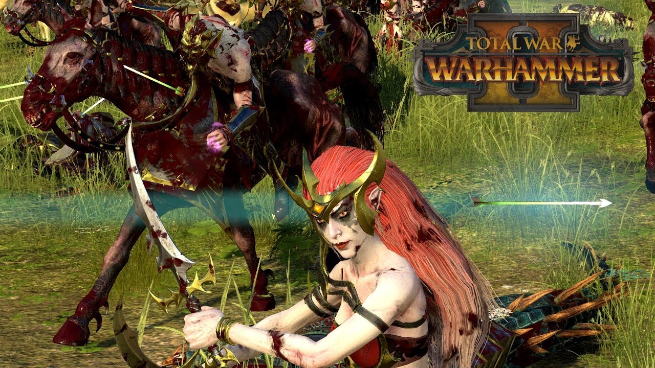 WICKED KNIFE EARS Wood Elves vs Dark Elves // Total War Warhammer II