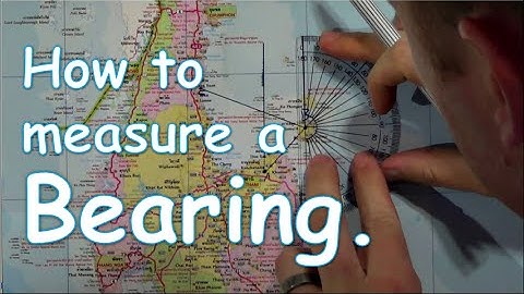 Mapwork Bearing (**Bearing is always a 3 digit number; 043° - see description.)