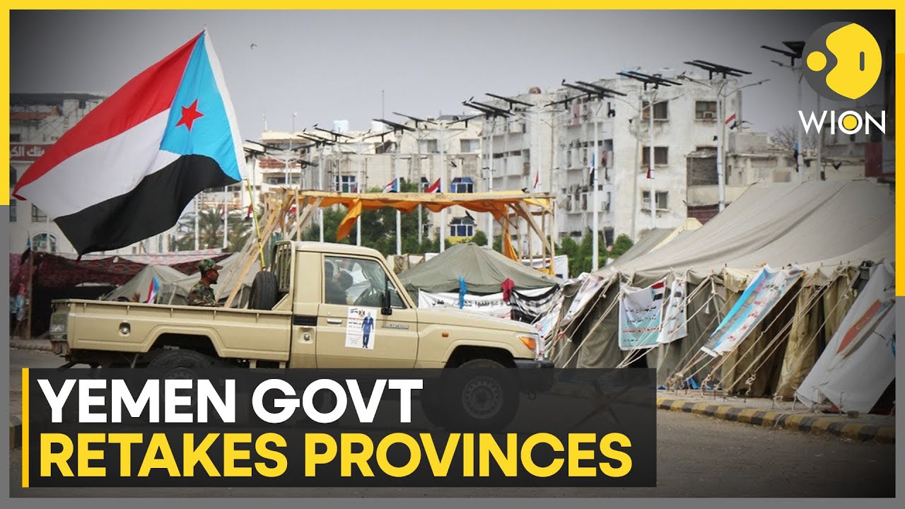 Yemen: Saudi-Backed Government Retakes Provinces from STC | WION