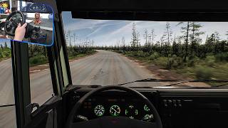 Old KAMAZ, Manual Gearbox, Dirt Roads — and a Crash | ETS2 HexMap