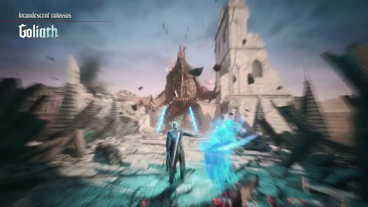 DMC5 - Beating Goliath using Super Vergil on Human Mode. Too fast..?