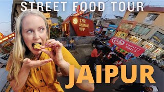 The BEST Food in India! 🇮🇳 Indian Street Food - Walking Tour in RAJA PARK, Jaipur