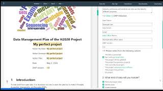 DataPLAN Tutorial: Web-based Data Management Plan Generator for Plant Sciences